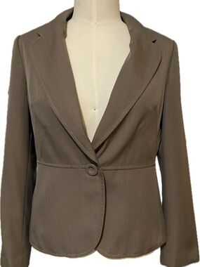 Marks & Spencer Taupe Single-Button Tailored Blazer